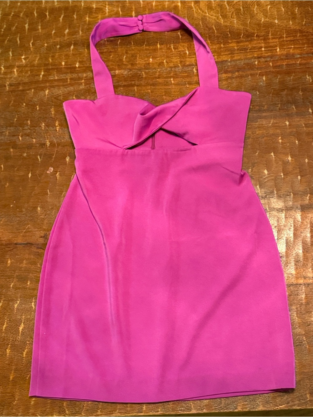 NBD Fuchsia Halter Mini Dress